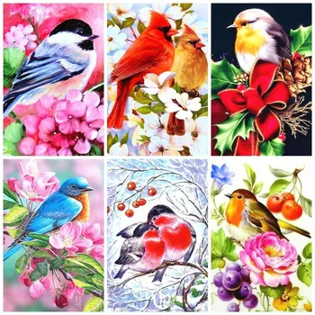 

Huacan DIY Diamond Painting Bird Animal Diamond Embroidery Sale Full Square Rhinestone Picture 5d Diamond Mosaic DropShip