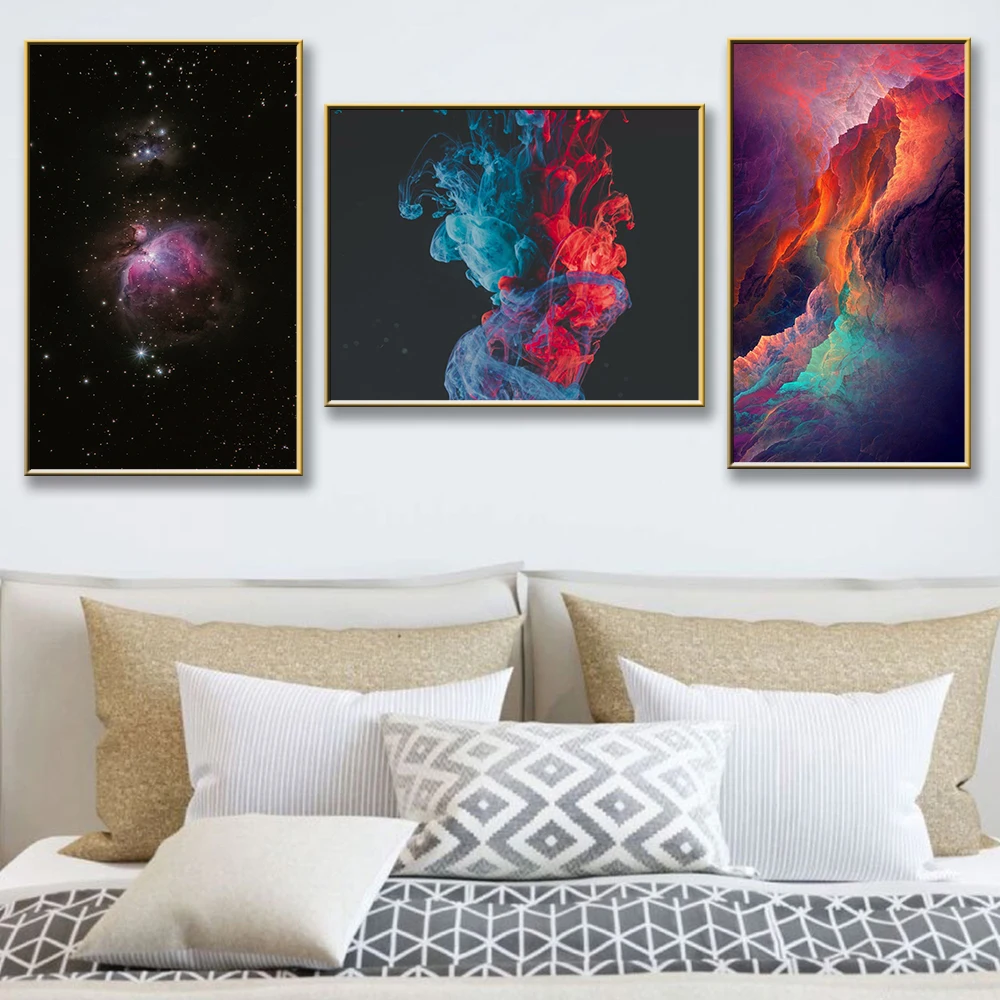 

Colorful Cloud Vast Universe Wall Art Canvas Painting Posters And Prints Posters And Prints Living Room Wall Decor