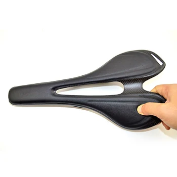 

Carbon Fiber Bicycle Saddle Road Comfort Cycling 270*130mm Ultra-light