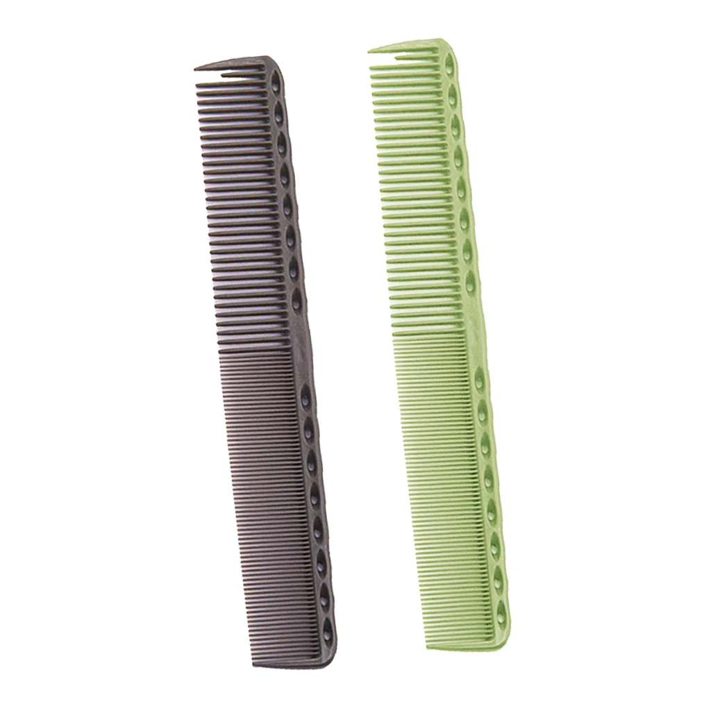 2pcs Professional Barber Hairdressing Comb Hair Cutting Styling Combs