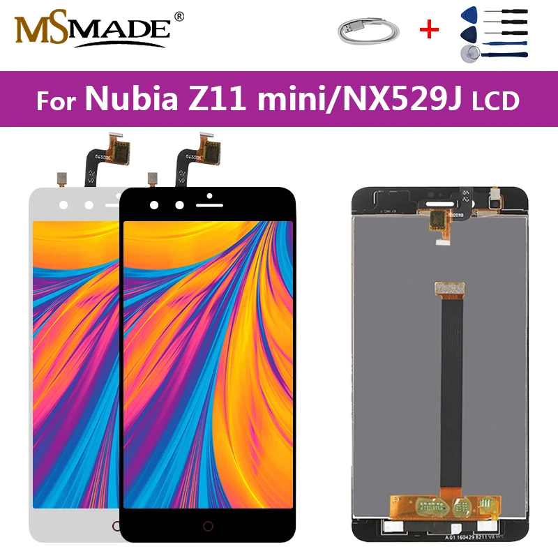 

For ZTE Nubia Z11 Mini NX529J NX549 LCD Screen Display Touch Digitizer With Frame For ZTE Z11 NX531J LCD 5.0" inch
