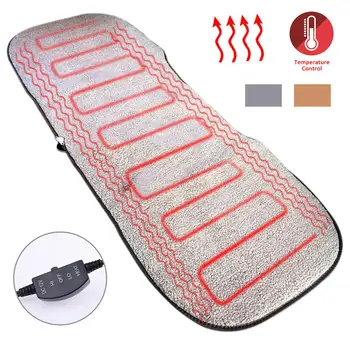 

Car Heated Rear Seat Cushion 12V Heating Warmer Rear Pad Hot Cover Perfect For Cold Weather And Winter Driving