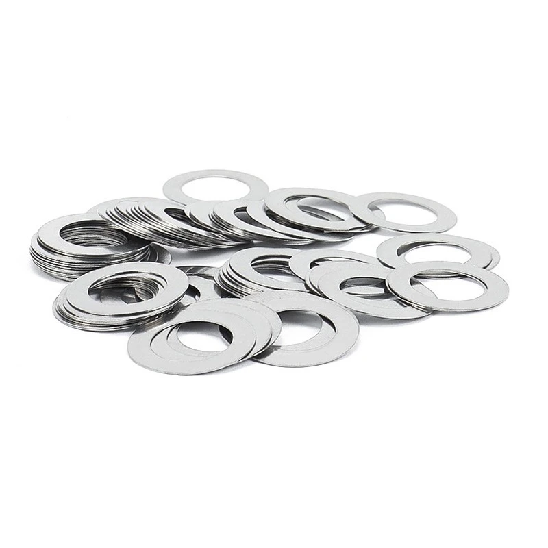 WSHR-00403 35PCS 304 Stainless Steel Shim Washers an M6 11 0.6 GB97 