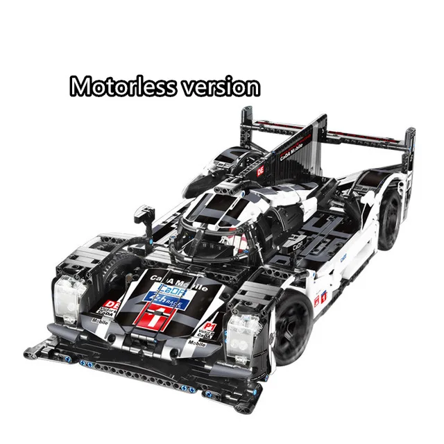 C61016(no motor) Lepinblocks 20086 20087 20001 Technic гоночный автомобиль строительные блоки кирпичи совместимые 42083 42056 Рождественский подарок Bugatti автомобиль Chiron - Цвет: C61016(no motor)