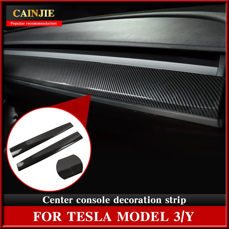 Аксессуары для центральной консоли Tesla Model 3 2021 декоративные наклейки модели Y из