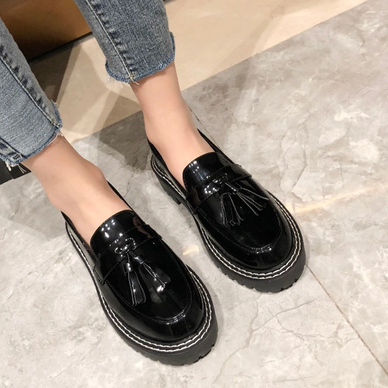 comfy slip on platform shoes