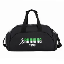 Новая Влажная и сухая отдельная спортивная сумка с логотипом на заказ, сумка на одно плечо, Черная спортивная сумка, Водонепроницаемая спортивная сумка, дорожная сумка