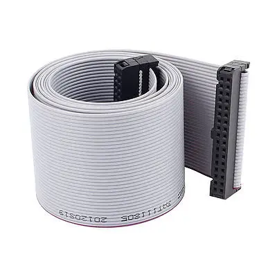 

2.54mm Pitch 34Pin F/F IDC Connector Hard Driver Flat Ribbon Cable 118cm