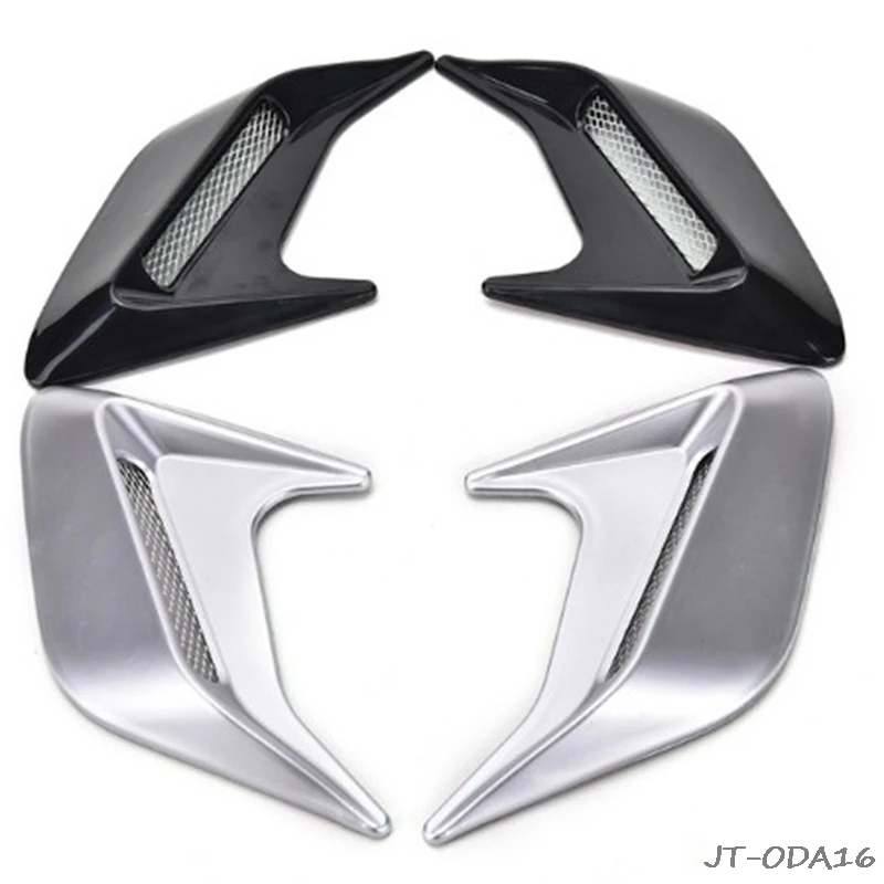 Auto Auto Side Vent Air Flow Fender Intake Sticker Auto Simulatie Side Vents Decoratieve/2 Pcs