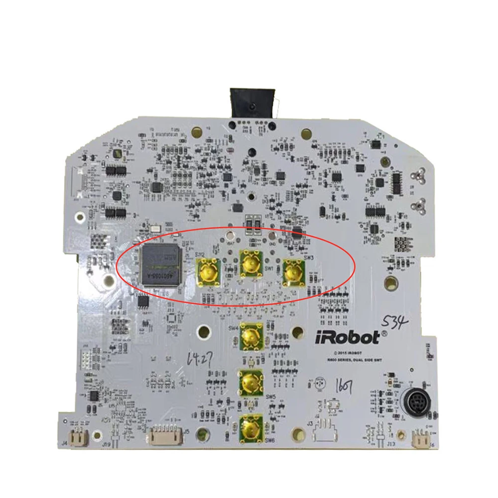 Irobot Roomba motherboard, spare parts of 500600 series vacuum cleaner, PCB motherboard with timing function