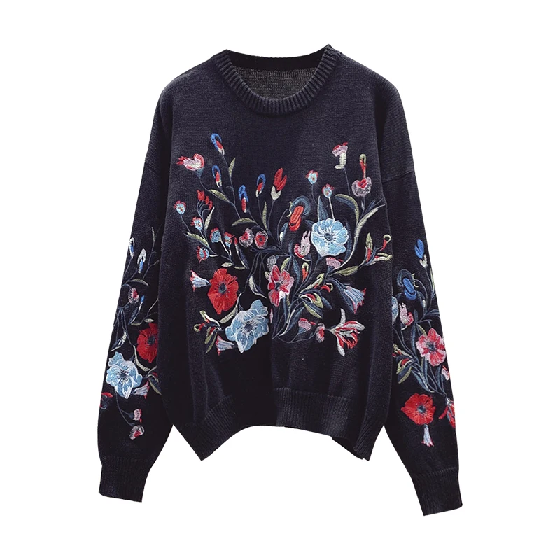 Gaspard Rib Knitted Jumper Sweater Women Winter