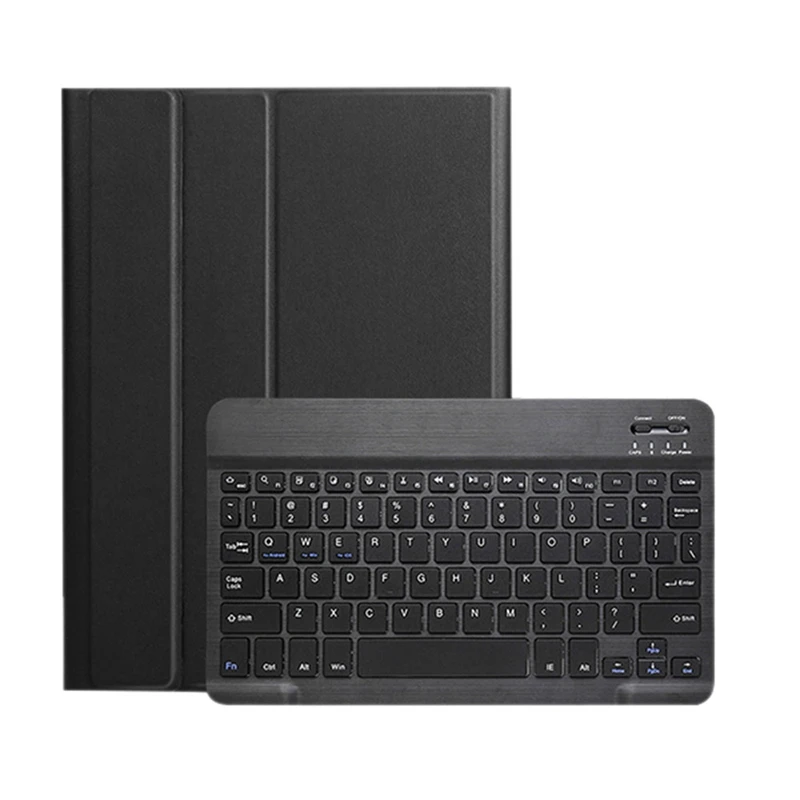 

Keyboard Case for Samsung Galaxy Sm-T510 Us Bluetooth Keyboard Pu Leather Case Set,Slim Shell Lightweight Stand Cover,Detachable