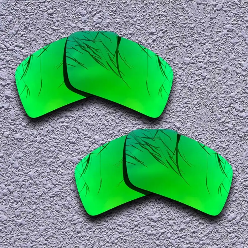 Green-Green 2 пары поляризованных сменных линз для солнцезащитных очков Оукли 2-несколько вариантов - Lenses Color: Green-Green
