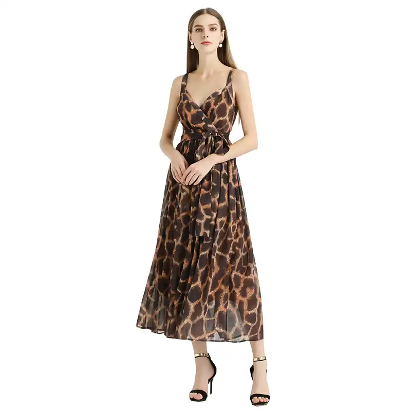 deep cleavage maxi dress