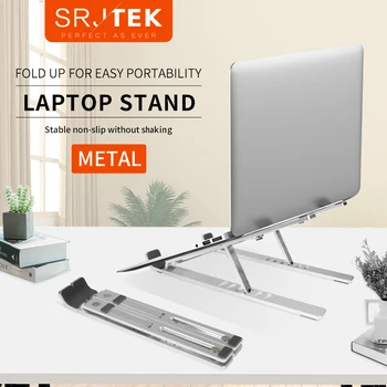 

Portable Laptop Stand Adjustable Desktop Tablet For Macbook Non-slip Aluminum Metal Foldable Notebook Holder PC Computer Bracket