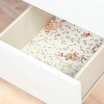 

Wardrobe Cabinet Cupboard Paper Mat Antibacterial Drawer Non Slip Moisture Mildew Pad Sticker Table Drawer Cabinet Shelf Liners