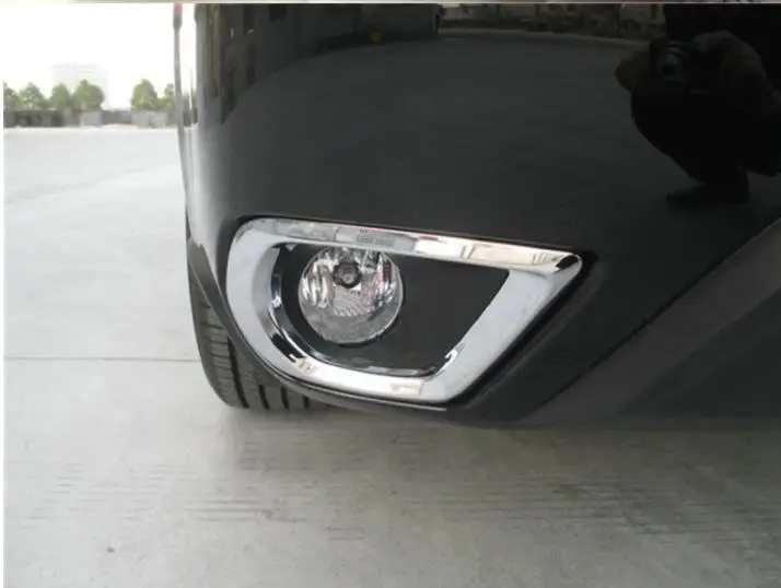ABS Хромированная передняя противотуманная фара крышка задняя противотуманная фара Накладка для Subaru Forester 2013- автомобильный Стайлинг