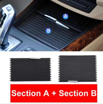 

Car Styling Front Rear Interior Center Console Drink Water Cup Holder Cover Roller Blind Curtain For BMW E70 E71 X5 X6 07-2013