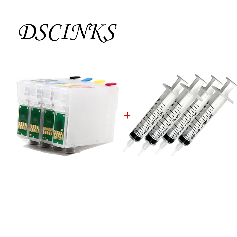 Kit de recarga de cartucho de tinta T1291 T1294 para impresora Epson Stylus  SX420W SX425W Stylus Office BX305F BX305FW BX525WD BX625FWD  WF7015|Cartuchos de tinta| - AliExpress