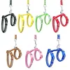 Reflective Nylon Cat Pet Collar Harness Leash Adjustable Bright Kitten Puppy Halter Collar Dog Pet Harness Belt 1