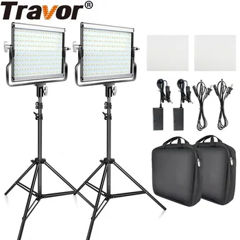 Professional Photography & Video LED Lighting With Tripod Dimmable Cold & Warm Light