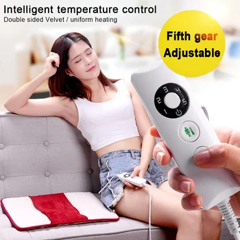 

Carpet For Back Shoulder Neck Legs Electric Heating Pad Soft Flannel Safe Pain Relief Auto Shut Off Home Office Winter Washable