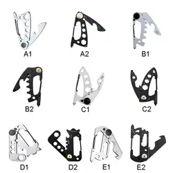 Портативный многофункциональный EDC инструменты из нержавеющей стали гаджеты открытый многоцелевой карабин Прочный легко носить