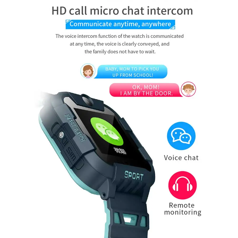 Baratos Reloj inteligente Original Allcall W58 para niños GPS Wifi Ip67 a prueba de agua Pantalla de 1,33 pulgadas tomar vídeo reloj inteligente para niños cámara para nadar