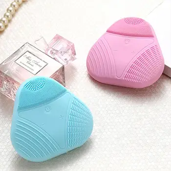 

Facial Cleansing Brush Silicone Electric Portable Facial Brush Massager Skin Care Blackhead Remover