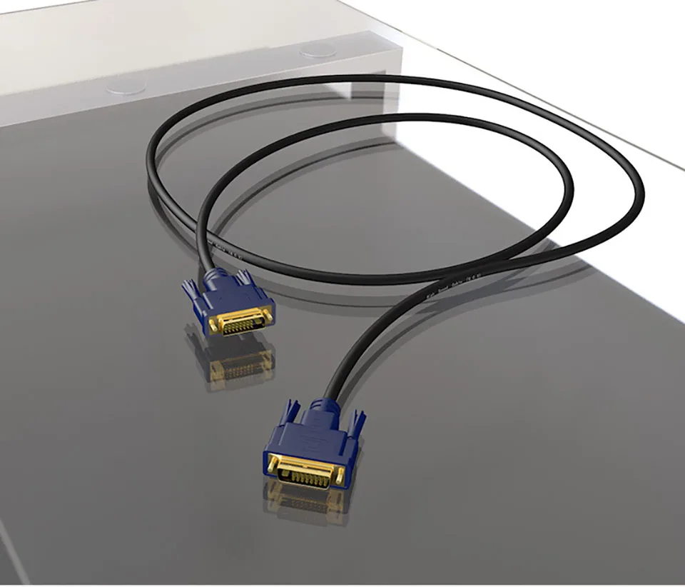 1080P DVI кабель 24+ 1 DVI-I DVI в Кабельный адаптер DVI для проектора ноутбука ТВ ПК