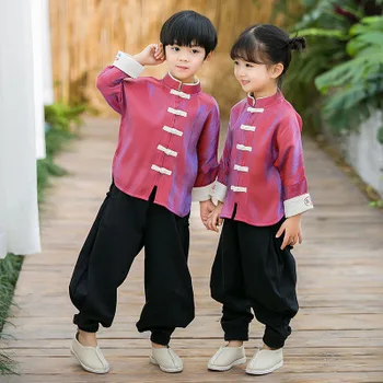 

Children Hanfu boys and girls baby Chinese style baby spring and autumn Tang costume national style costume children's clothing