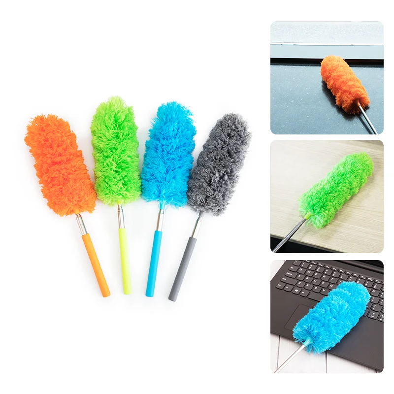 2021 Duster Accessories Microfiber Dusting Brush Extend Stretch Feather Home Dust Cleaner Car Furniture Household Cleaning | Дом и сад