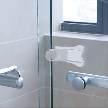 

High Quality Baby Safety Lock Children Protection Child Baby Safety Sucker Gate Sliding Doors Window Lock Secure Latch