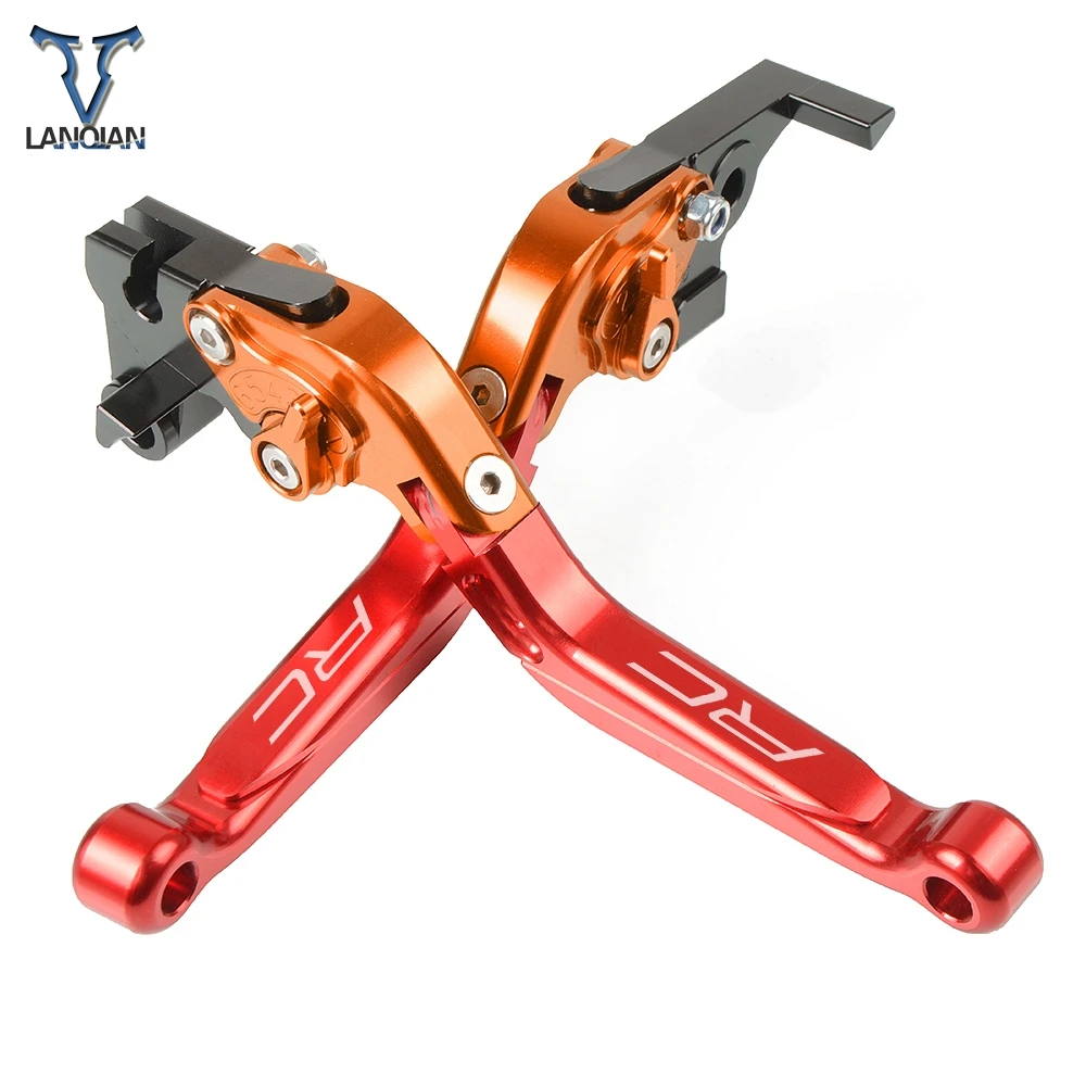 

Motorcycle Accessories CNC Adjustable Brake Clutch Levers With LOGO For KTM RC51 RC 51 2000 2001 2002 2003 2004 2005 2006