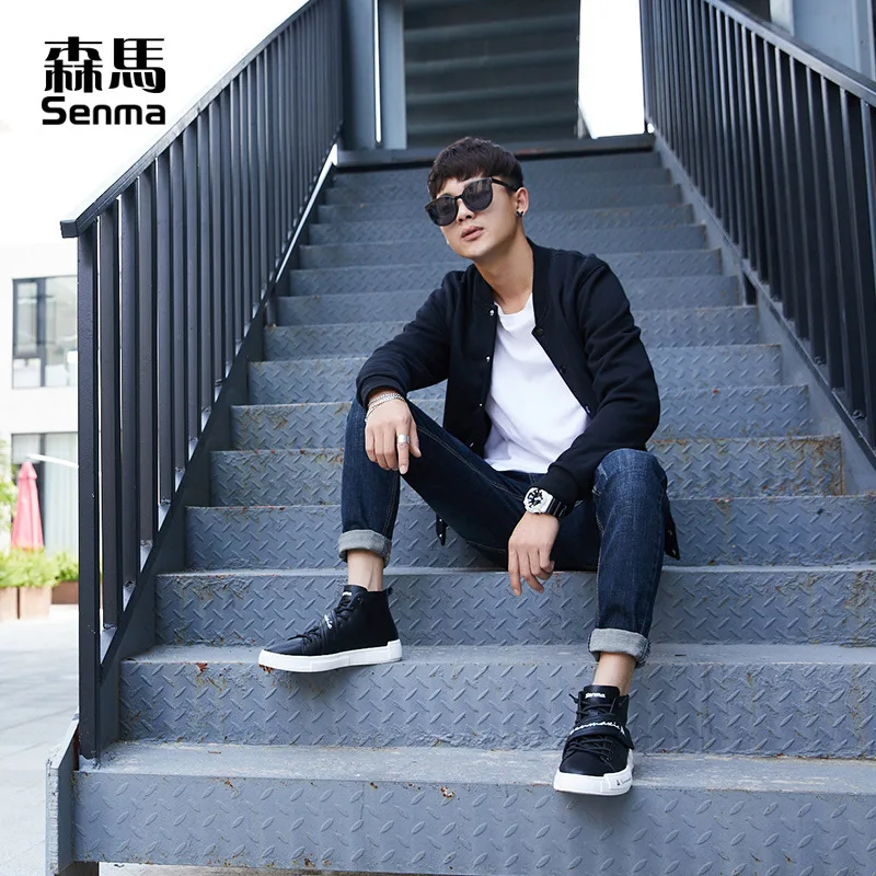 

2019 Spring Men's round-Toe Casual Men's Shoes Lace up Front Low Heel MEN'S SHOES