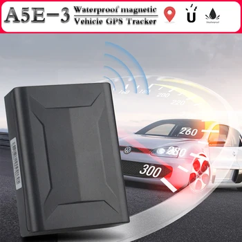 

Waterproof Vehicle Tracker A5E-3 Car GPS Tracker 12-24V GPS Locator Strong Magnet 10000mah Long Battery Standby 120Days Free APP