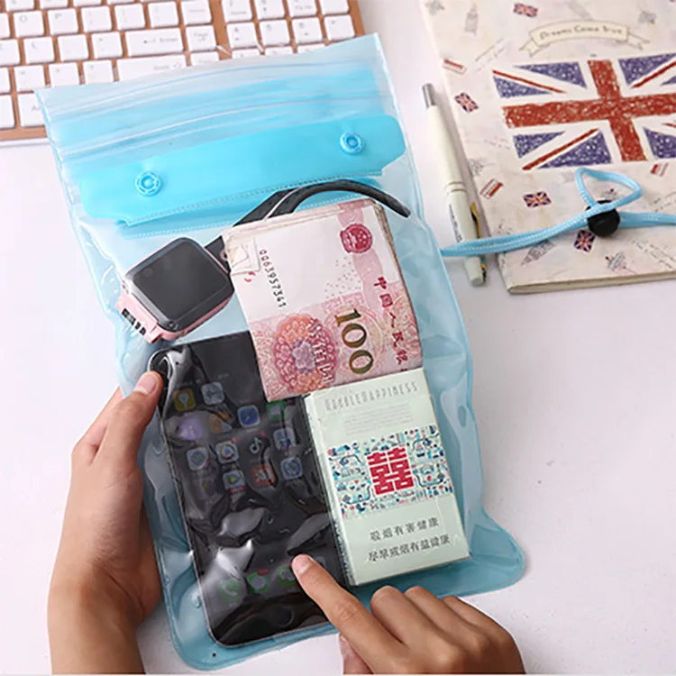 Большой размер водонепроницаемый чехол для телефона сенсорный экран плавание открытый дрейфующий пакет прозрачный настраиваемый пляжная сумка вынос Mobi