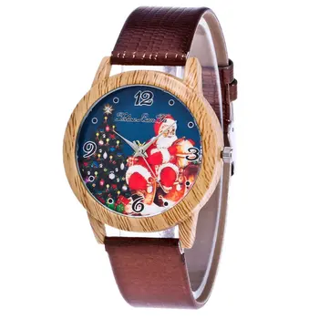 

Top Brand Lady's Wooden Side Belt Quartz Watch Business Lady Watch Christmas Gift Clock reloj mujer saat relogio zegarek damski