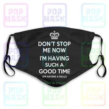 

Don'T S Me Now... Queen Freddie Mercury Crown Jazz Happy Geek Funny Washable Reusable Mask with 2Pcs PM2.5 Filters 5 Layers