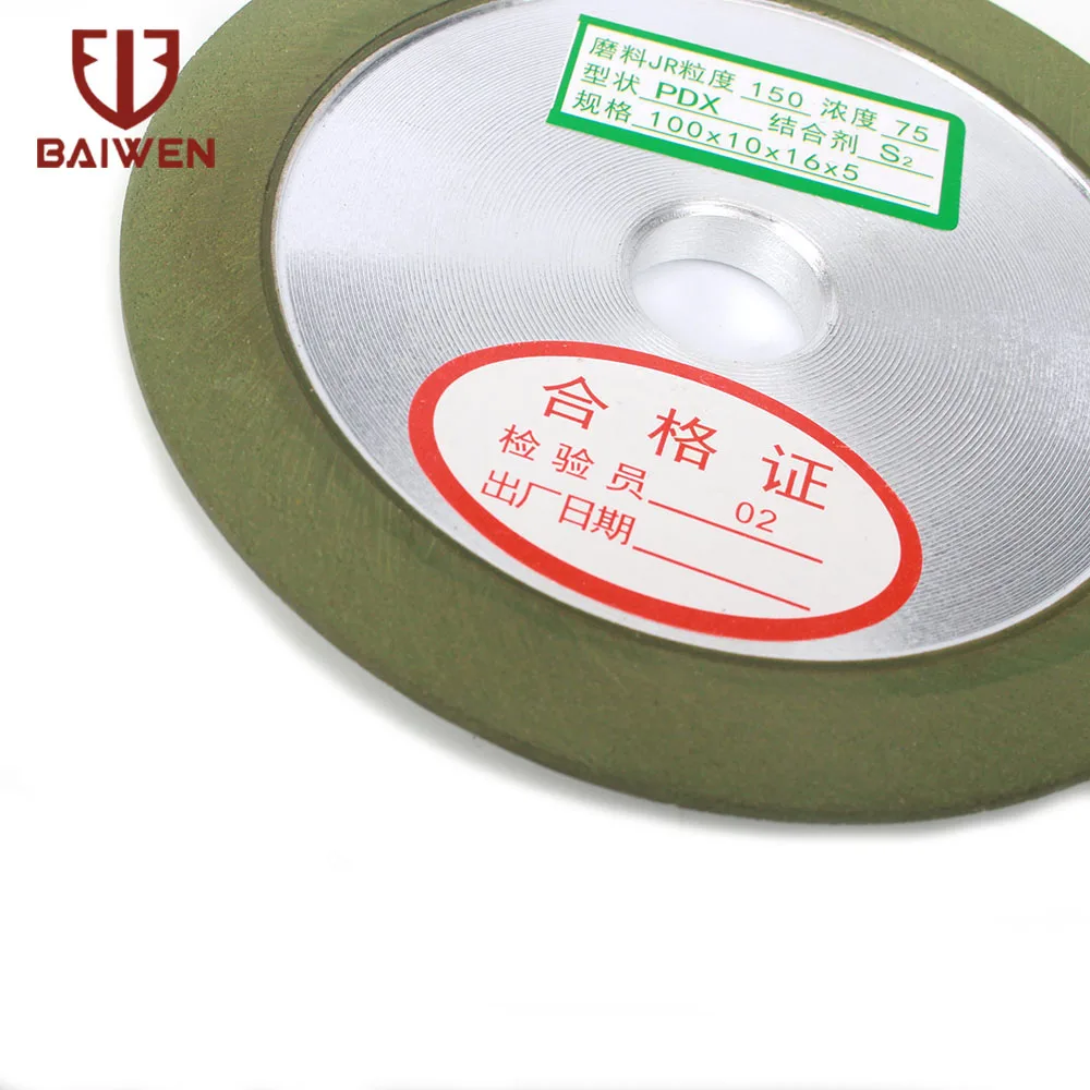 Cutting Disc Grinding Disc Abrasive Wheel Grinding Wheel 100/125/150mm Diamond Resin Bond Grinder Sharpener Carbide Metal For Tungsten Steel Milling Cutter