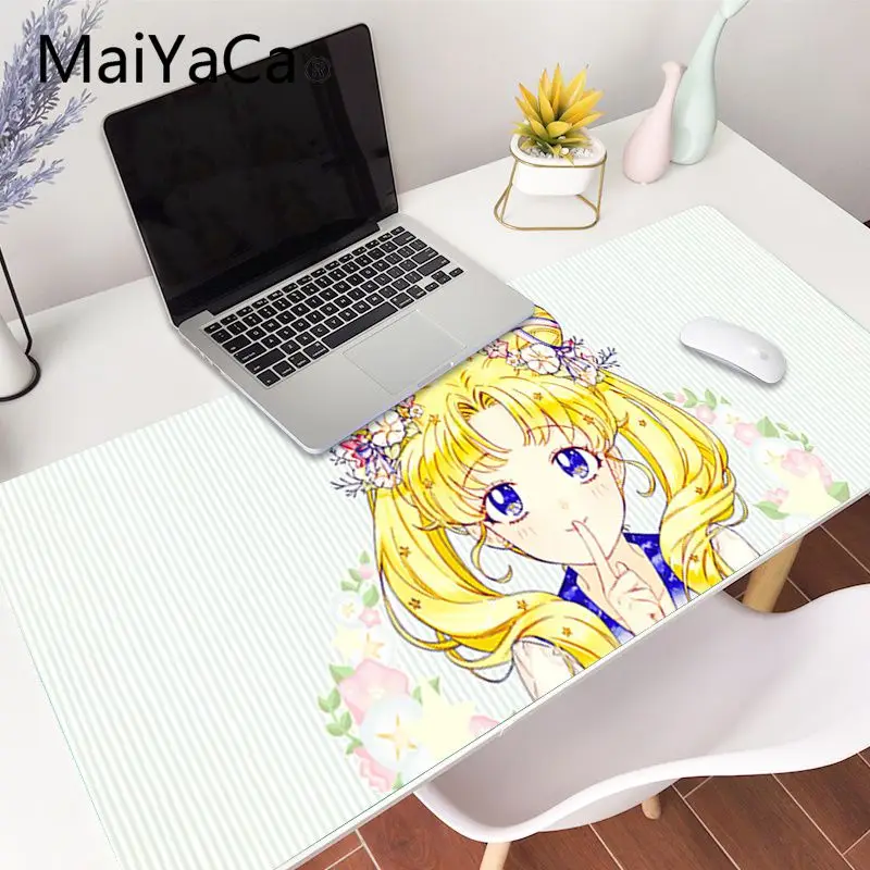 MaiYaCa Sailor Moon girl красивый коврик для мыши Аниме игровые аксессуары Настольный s