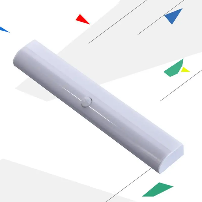 10 LEDs PIR LED Motion Sensor Light Cupboard Wardrobe Bed Lamp LED Under Cabinet Night Light For Closet Stairs Kitchen