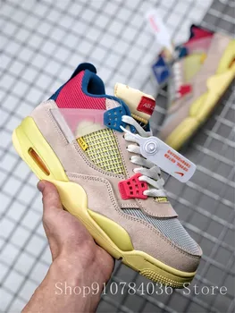 

Nike Air Jordan 4 Men Basketball Shoes Union x Air Jordan 4 Man Sports Shoes AJ4 Outdoor Sneakers DC9533-600 Size 40-47