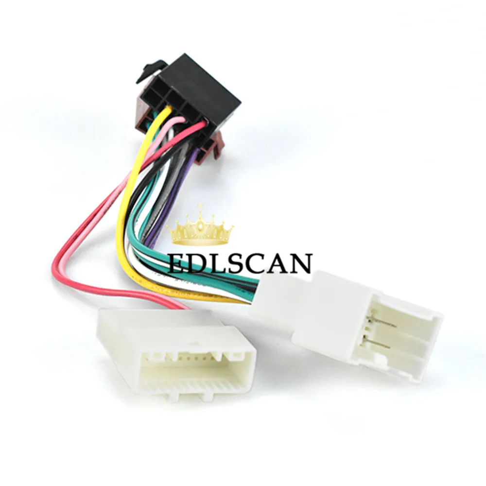 EDLSCAN для Logan для Sandro для Duster autostereo радио адаптер кабель ISO жгут проводов 12-043