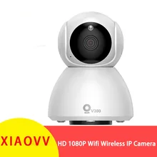 Xiaovv Q8 HD 1080P 360 ° панорамная IP инфракрасная камера ночного видения AI детектор панорамная камера детская видеоняни