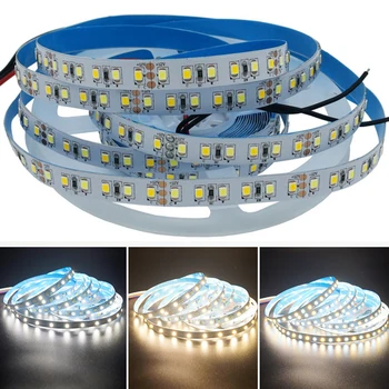 

2835 Dual color Strip CW/WW Color Temperature Adjustable CCT 12V 24V Double Color LED Flexible Strip 120leds/m Tape Light