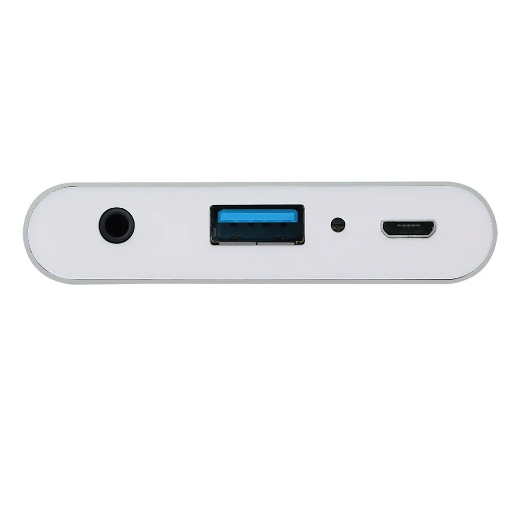 Type C USB 3,1-VGA HDMI 3,0 адаптер конвертер 3 в 1 концентратор для M-acbook Pro для смартфонов и Android Настольный для iPhone/iPad