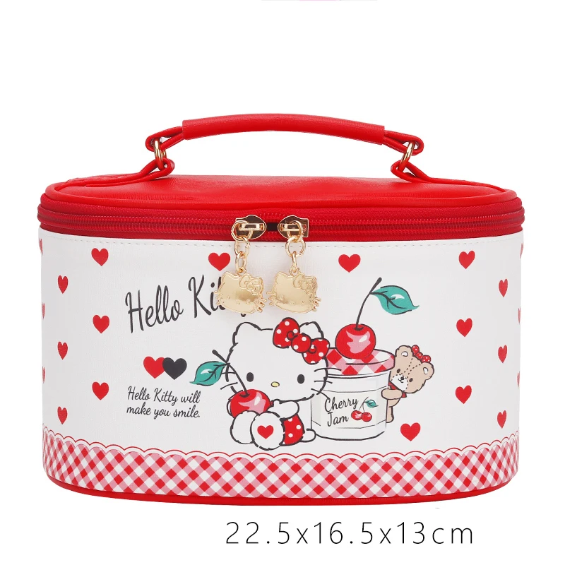 HELLO KITTY, косметичка, модная, многофункциональная, ПУ материал, для путешествий, для хранения, косметичка, для мужчин и женщин, портативная, водонепроницаемая сумка