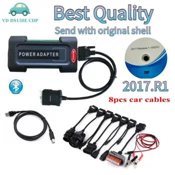 

Hot! NEW VCI 2017.R1 vd ds150e cdp pro for delphis bluetooth car truck obd obdii Scanner for autocoms with case Diagnostic tool