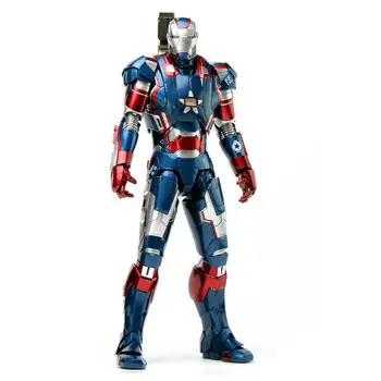 

Iron Man Diecast Iron Patriot Armor MMS195 1/6 Scale PVC Action Figure Iron Man Figure Model Toys Collection Doll Gift